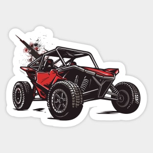 Beach Car Dune Buggy 4x4 Sand Railroad Sand Racing Sticker